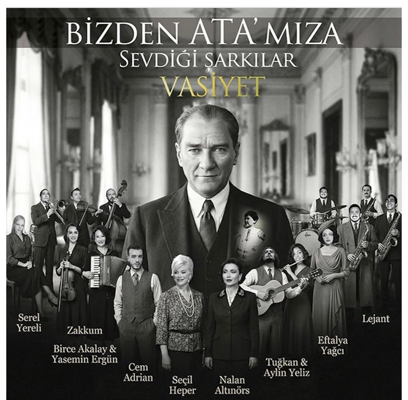 [ LP ] Bizden Ata’mıza Sevdiği Şarkılar- Vasiyet