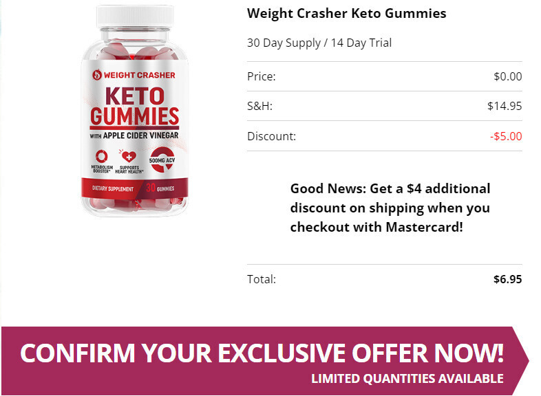 Weight Crashers Keto Gummies USA (United States) Reviews 2022 & Get Free Trials