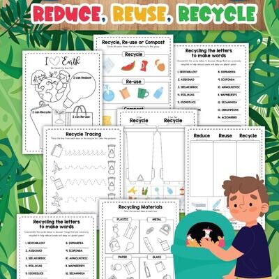 Three R&#39;s (Reduce, Reuse, Recycle) Activities