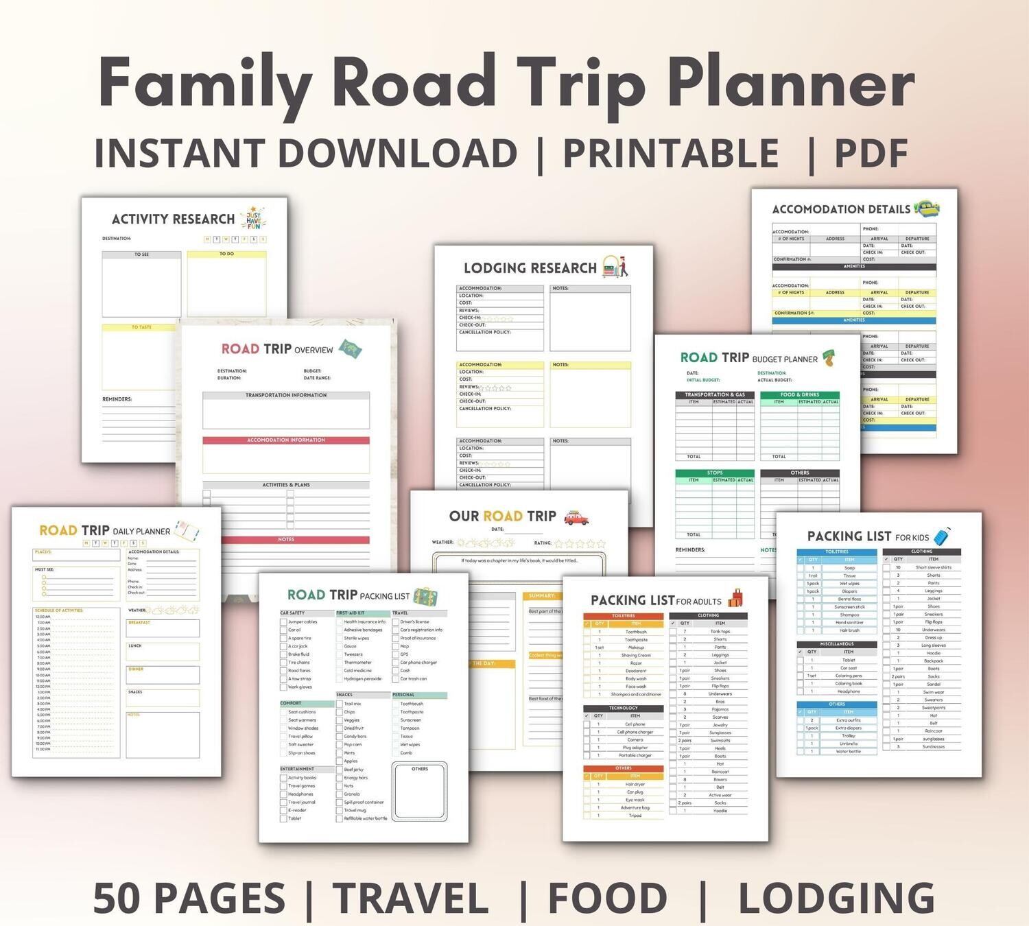 Family Road Trip Planner