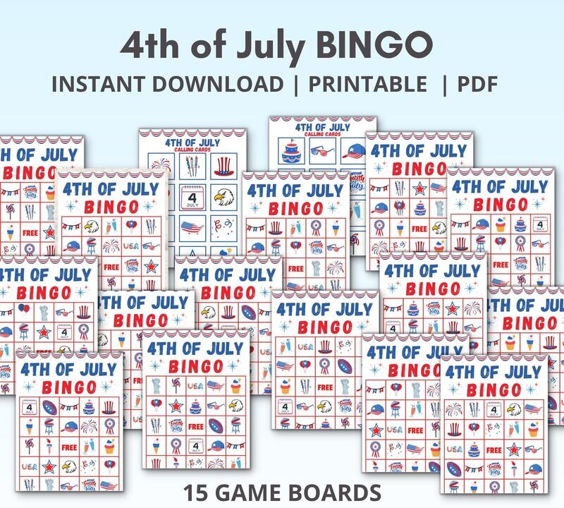 4th of July BINGO Game
