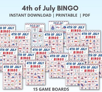 4th of July BINGO Game