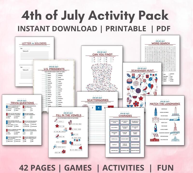 4th of July Activity Pack