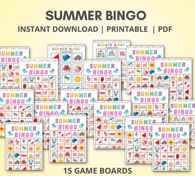 Summer BINGO Game