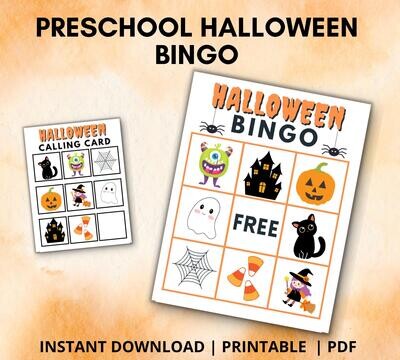 Preschool Halloween Bingo