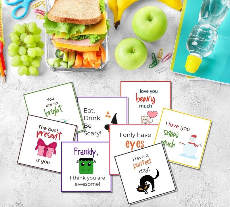 School Lunch Notes Bundle