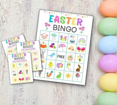 Easter Bingo Cards