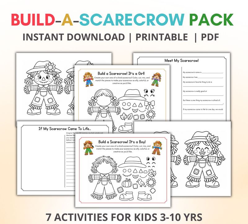 Build A Scarecrow Craft Activity