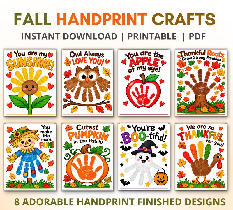 Fall Handprint Art Set