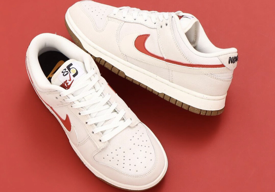 Nike Dunk Low SE 85 Double Swoosh Sail Orange (W)
