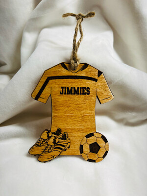 Jimtown Soccer Ornament