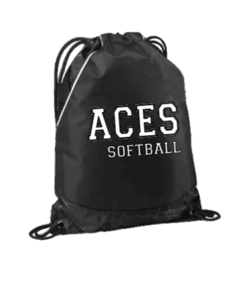Aces Softball Cinch Sack
