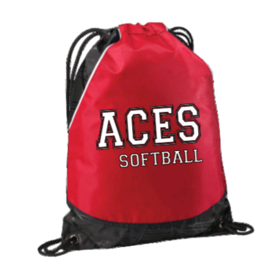 Aces Softball Cinch Sack