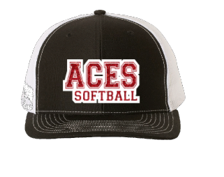 Glitter Aces Softball Adjustable Snapback Cap