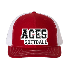 Glitter Aces Softball Adjustable Snapback Cap