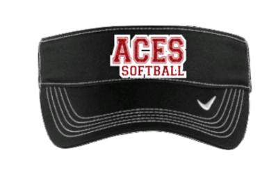 Glitter NIKE Aces Softball Dri-FIT team visor