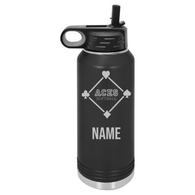 32oz Aces Softball Water Bottle