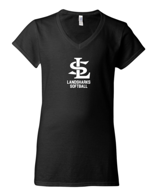 Landsharks Women’s V-Neck T-Shirt