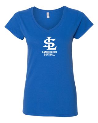 Landsharks Women’s V-Neck T-Shirt