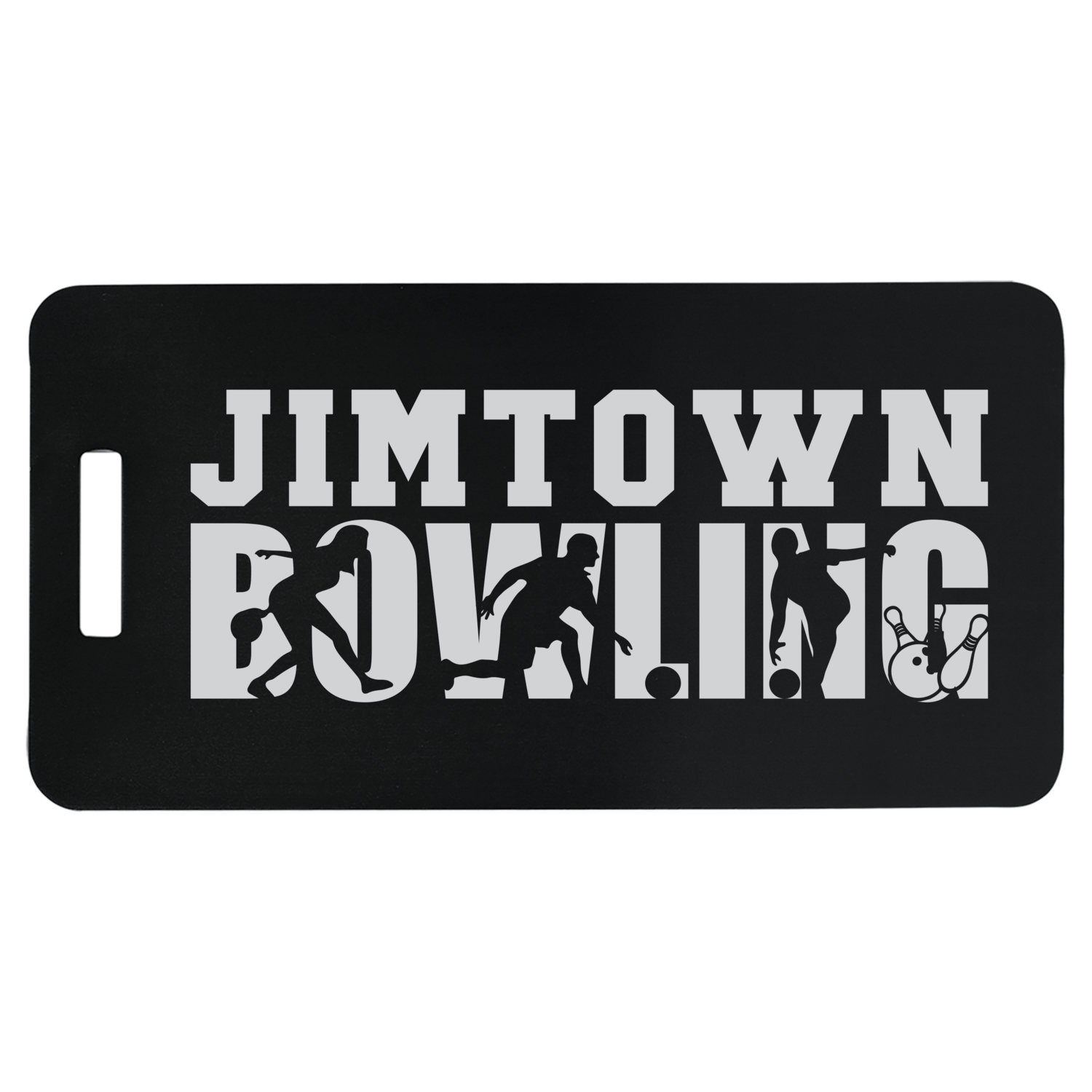 Jimtown Bowling Bag Tag