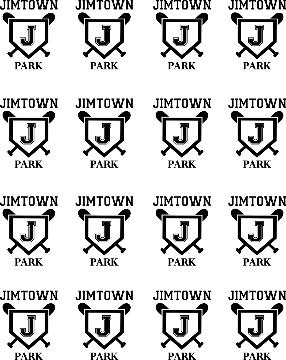 Jimtown Park Temporary Tattoos