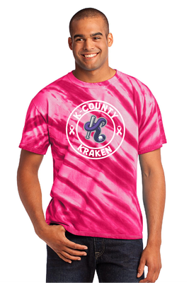 Kraken  Tie Dye T-Shirt circle logo