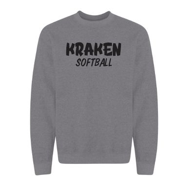 Kraken Crewneck Sweatshirt Words