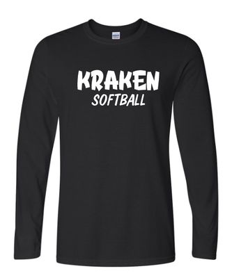 Kraken Long Sleeve Tshirt Words