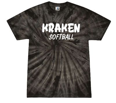 Kraken  Tie Dye T-Shirt Words