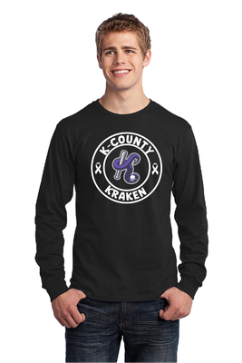 Kraken Long Sleeve Tshirt circle logo