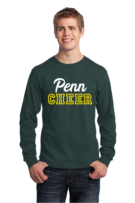 Penn Cheer Long Sleeve Tshirt Words