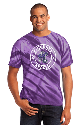 Kraken  Tie Dye T-Shirt circle logo