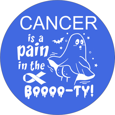Cancer Pain in Booty Decal