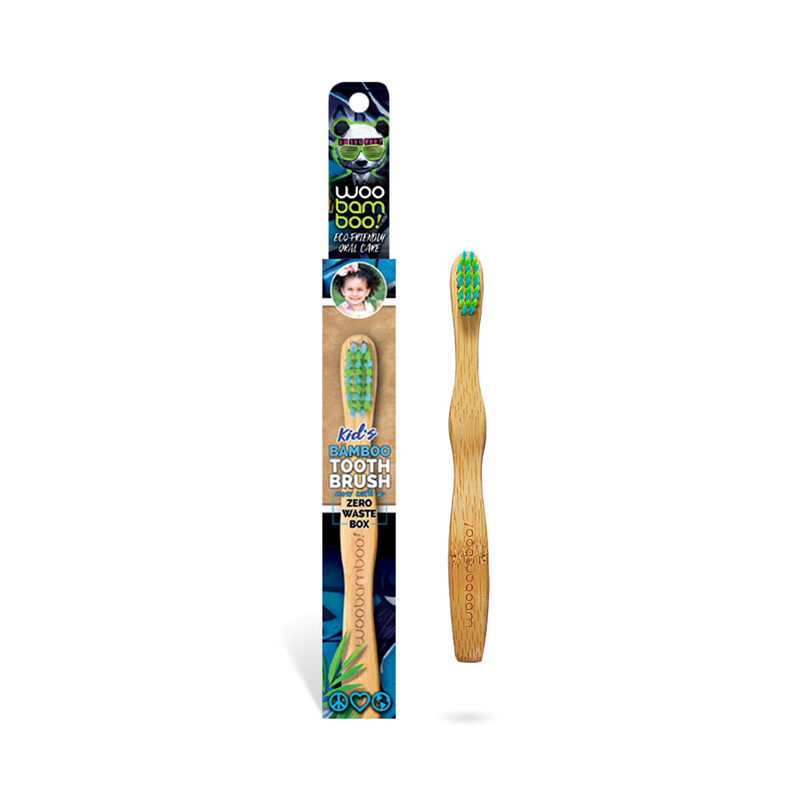 WooBamboo Kids Bamboo Toothbrush - Zero Waste Packaging (6 Pack)