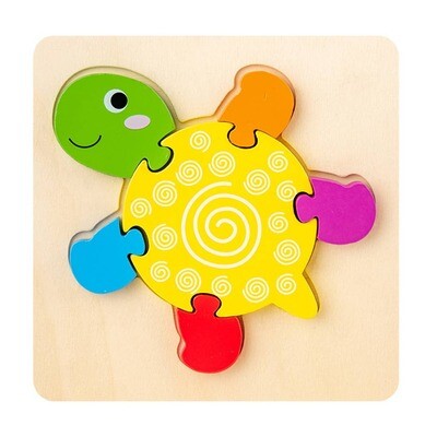 Tiny Turtle Puzzle for 1-3 Year Olds