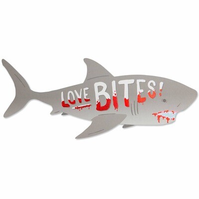 Love Bites Die Cut Valentine Card