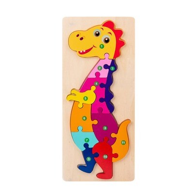 Baby Wooden 3D Number Puzzles