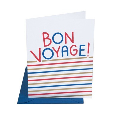 Bon Voyage Friendship Card