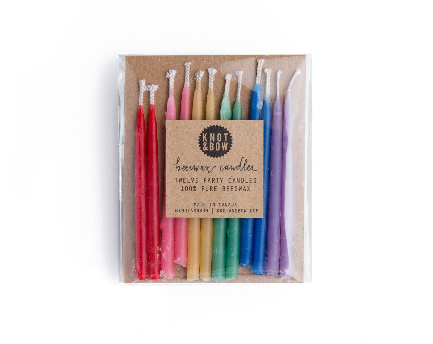 Assorted Beeswax Birthday Candles