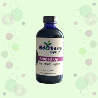 Elderberry Syrup, AMPED UP, 8 oz