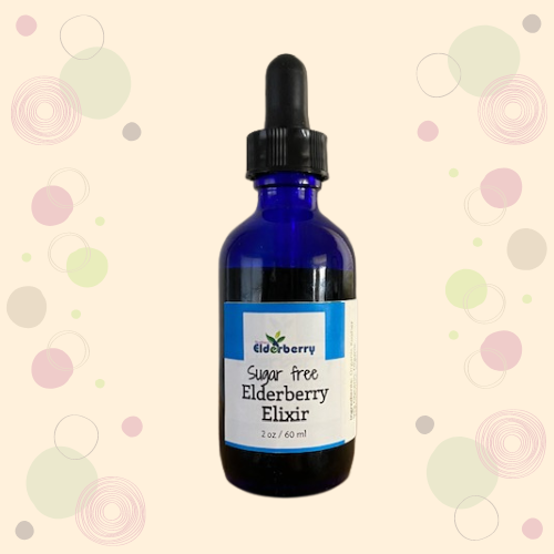 Sugar-Free Elderberry Elixir
