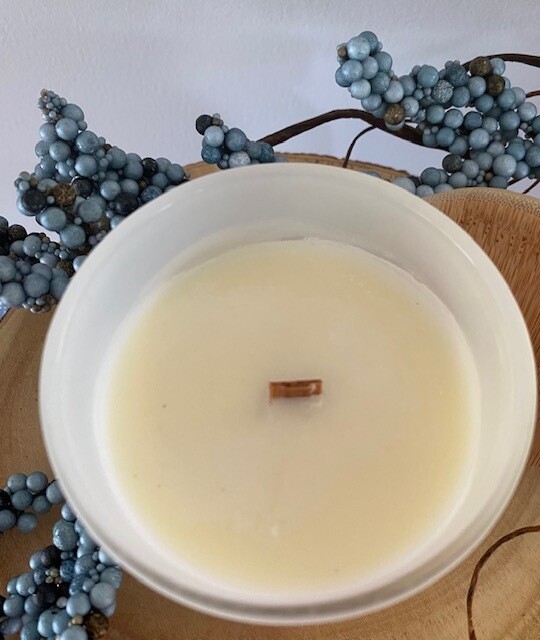 Candle, SUGAR & SPICE, soy coconut, wooden wick