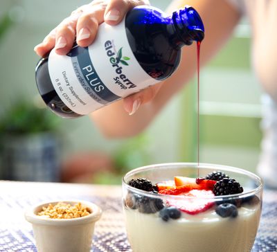 Elderberry Syrup, PLUS, 8oz