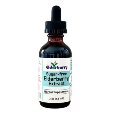 Sugar-Free Elderberry Elixir, 2 oz