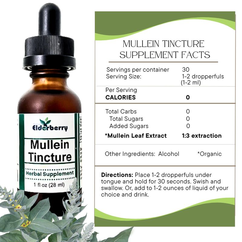 Mullein Tincture, 1 oz