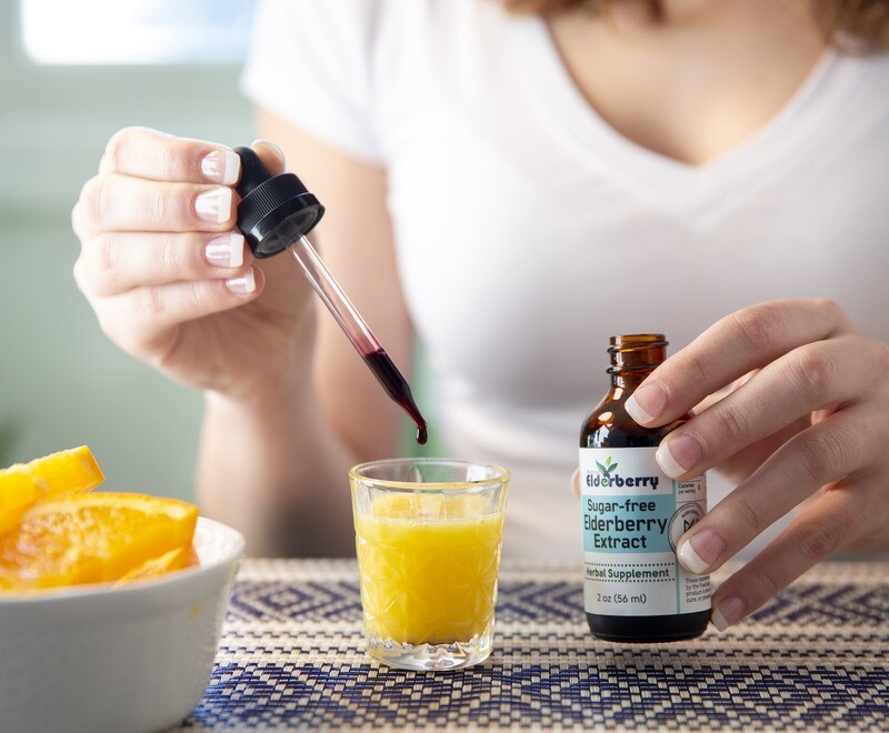 Sugar-Free Elderberry Elixir, 2 oz