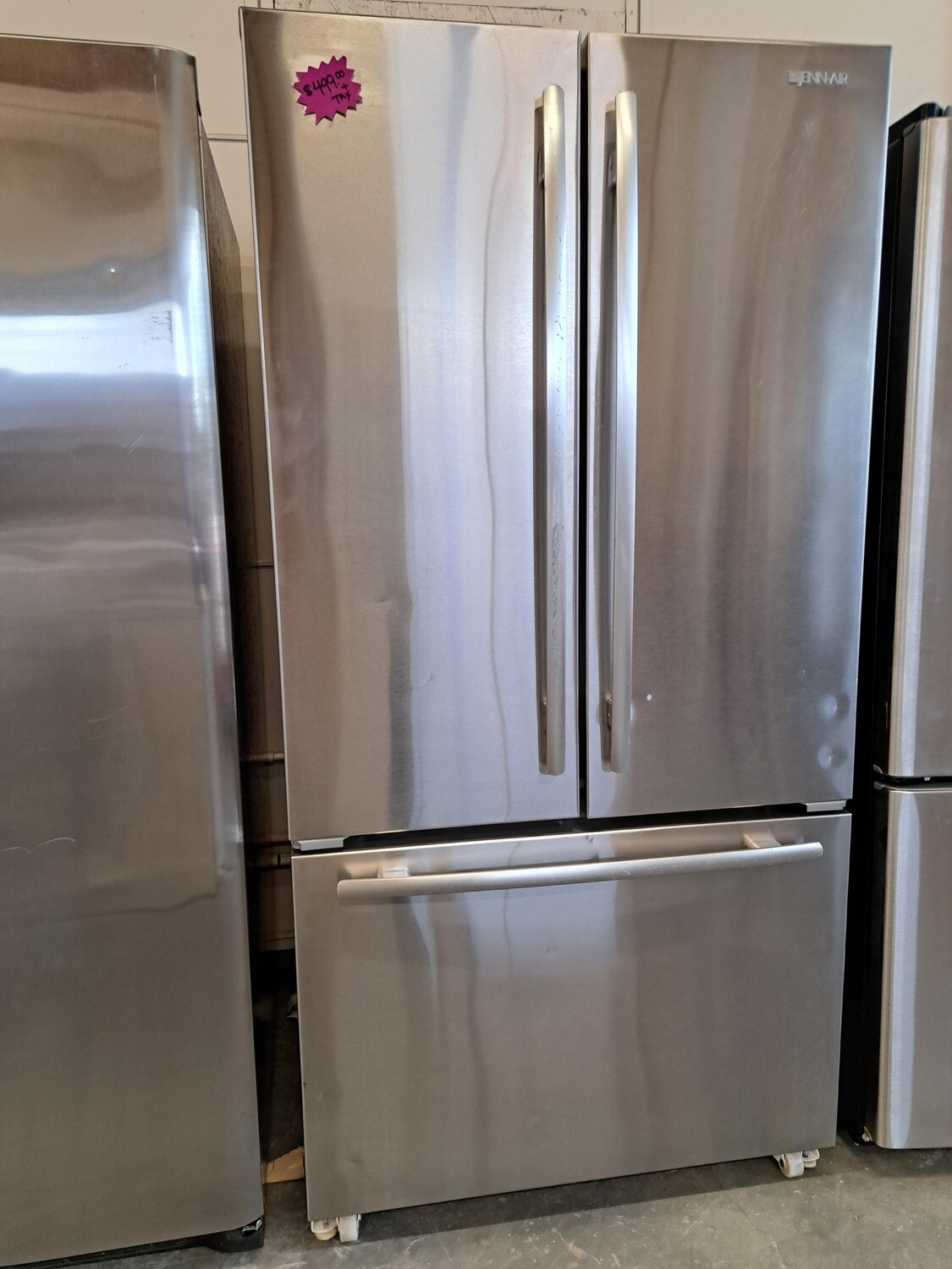 JENN-AIR Stainless Bottom freezer Top Refrigerator
