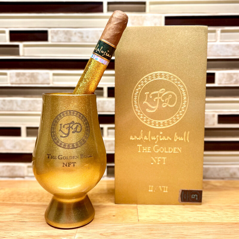 Golden Glencairn Glass