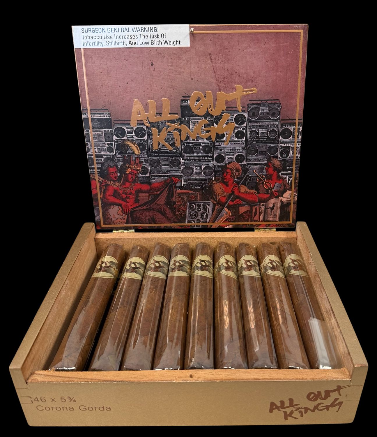 Caldwell & Drew Estate All Out Kings Give Me Lunch Money Corona Gordo