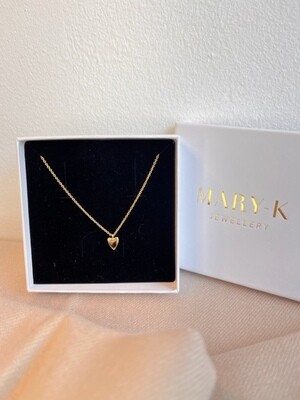 Mary K Tiny Gold Heart Necklace